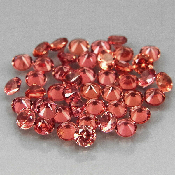 Шпинель падпараджа 2.05ct 2.0 мм 45 шт