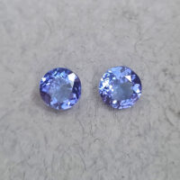 Танзаниты 1.56ct пара 6мм
