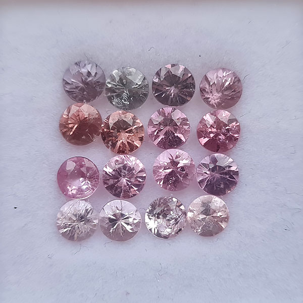 Бирманская шпинель 6.35ct 4.5 мм 16 шт